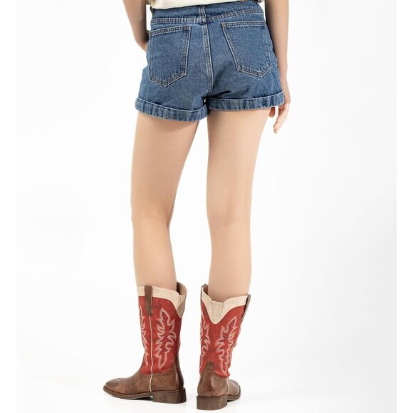 Cowboy Boots For Women Square Toe Wide Calf Cowgirl Boots Ladies Western Boots - Picture 8 of 8